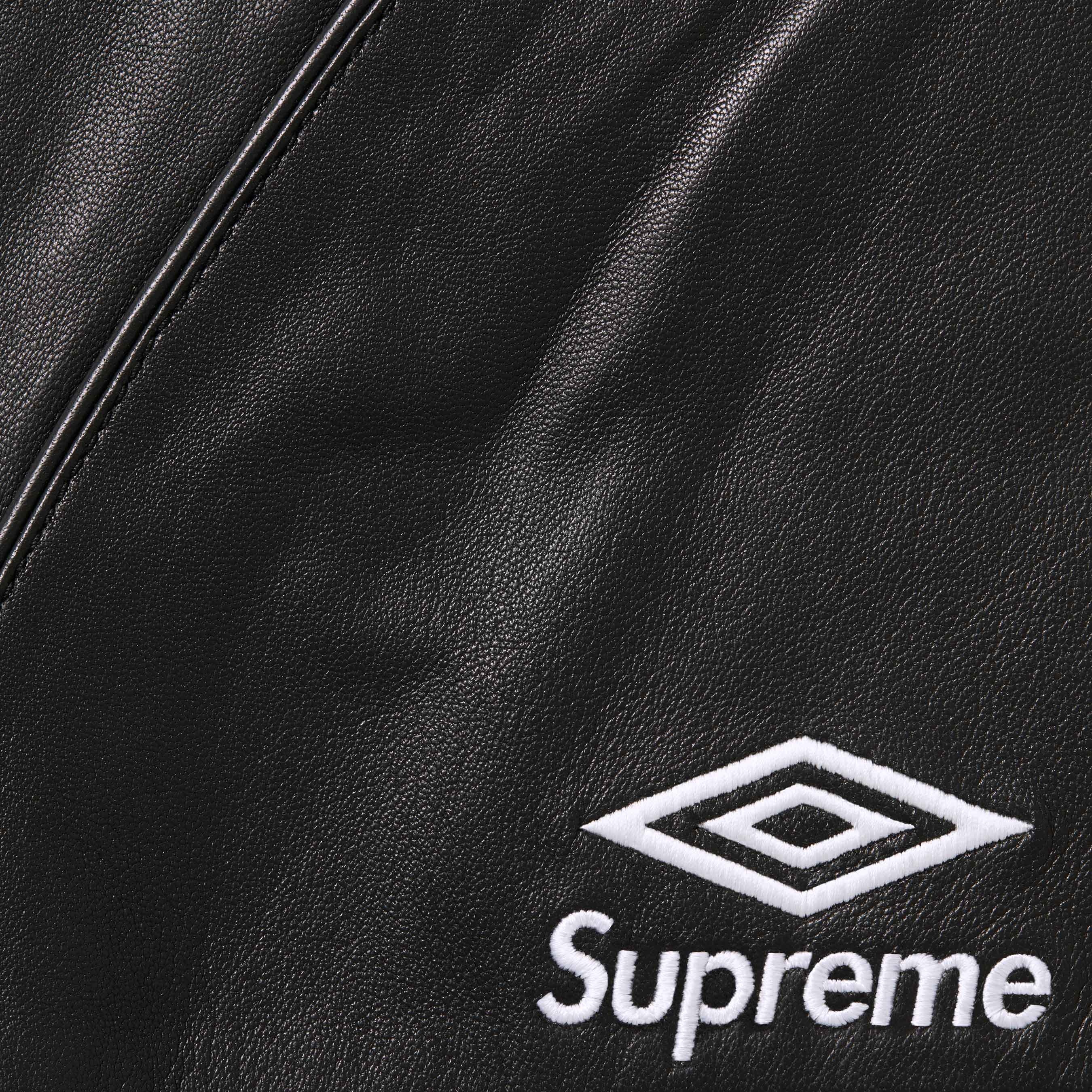 Supreme®/Umbro® Leather Track Jacket view 11